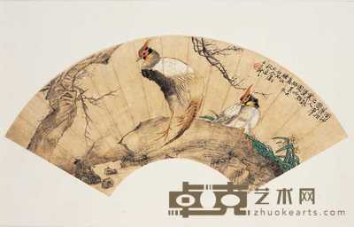 王礼 花鸟 54×19cm